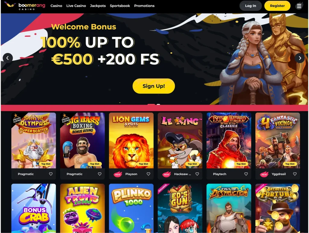 boomerang casino